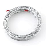 メッキ付カットワイヤー 6m×20mm/ワイヤースリング【SK11】