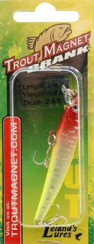 Leland Lures Trout Magnet Crank Bait, Hawk Trout, 2.5-Inch