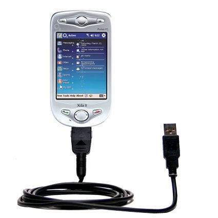 Classic Straight USB Cable for the O2 XDA II with Power Hot Sync and Charge capabilities - uses Gomadic TipExchange Technology