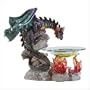 Alabastrite Dragon Oil Burner on Fire - Style 34304