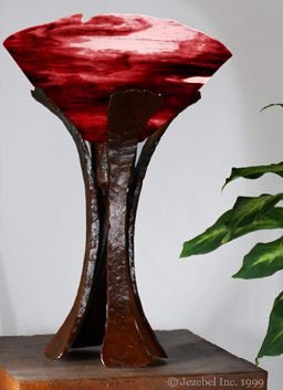 Egyptian Frond Accent Lamp (Zinnia), Azalea