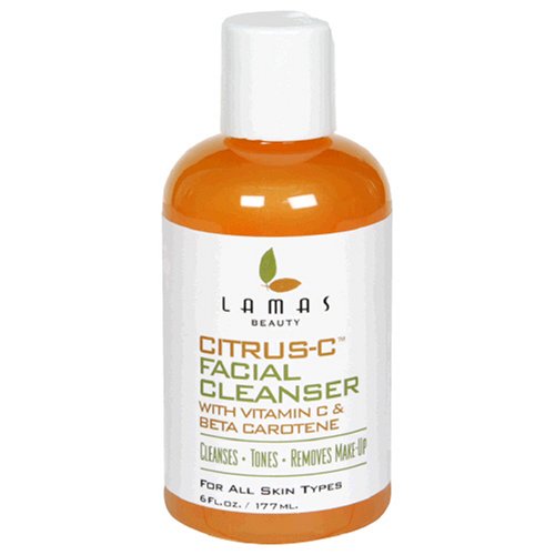 Lamas Beauty Facial Cleanser, Citrus-C, for All Skin Types (Pack of 2) by Lamas Beauty