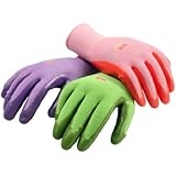 Women's Garden Gloves, 6 Pair Pack, assorted colors. Women's Medium