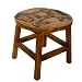 Handmade Kids Furniture - Carved Wood Childrens Table With Horse Design & Painted Accents
