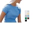 Anvil Knitwear - Ladies' Ringspun Cotton Ribbed Scoop Neckt - shirt (1441)