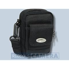 Kameratasche inkl. Regenschutz f�r Panasonic Lumix DMC-TZ22 DMC-TZ18 DMC-TZ10 DMC-TZ8 - Fototasche D�RR Red Rock Plus 1.1 schwarz black 1.1s