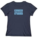 T Shirt Woman Navy Blue Raining Mom Gymnastics Sports T-Shirt Woman Navy Blue Raining Mom Gymnastics Sports