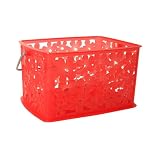 Blumz Flower Plastic Storage Basket - Melon by InterDesign, Inc