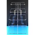 5 Tier 5mm Thick Square Cupcake Wedding Party Cup Cake Display Stand by Classikool�