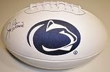 JOE PATERNO SIGNED AUTOGRAPHED PENN STATE LOGO FOOTBALL COA + HOLOGRAM