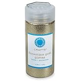 Martha Stewart Crafts Fine Glitter, Florentine Gold, 4.58 Ounces