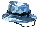 Sky Blue Camouflage Kids Jungle Hat