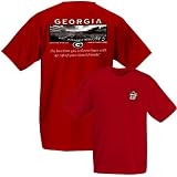 Georgia Bulldogs Red Stadium T-shirt