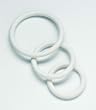 Spartacus Premium Bondage Nitrile Cock Ring Set-White