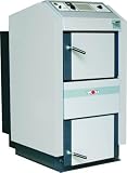 Wolf Holzvergaserkessel BVG 23 aus Stahl Farbe silber