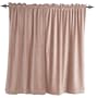 Arlee Velvet 80 by 84-Inch Curtain Pole Top 2-Pack, Taupe