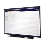Quartet Prestige Total Erase Project Planner, 4 x 3 Feet, Graphite Frame (PP43)