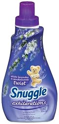 Snuggle Exhilarations, 3x Concentrate Fabric Softener, White Lavender & Sandalwood, 32-Loads (Pack of 9)