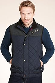Big Tall Blue Harbour Heritage Quilted Gilet