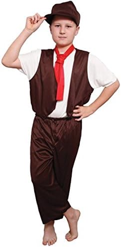 Childrens Boys Poor Victorian Boy Fancy Dress Costume Medium Age 7-9