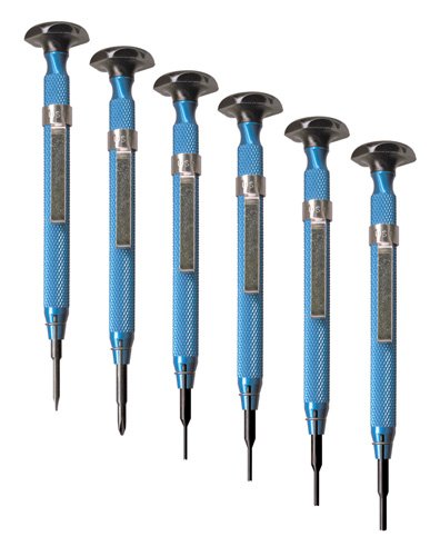 Moody Tools 58 0670 6 Piece Slot/Phil/Screw Extractor Combo Reversible Driver Set
