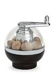 Peugeot Amboine Nutmeg Shaver, Clr/Choc Wood  4-1/4-inches