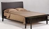 Coriander Full Platform Bed w/ Dark Chocolate Finish plus Footboard Bench