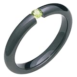 Alaya - Fancy Black Titanium Wedding Band for Him and/or Her
