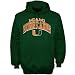 Miami Hurricanes Green Arched Hoody Sweatshirt