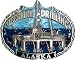 Men's OFFSHORE DRILLING Punk Rock Metal Belt Buckle