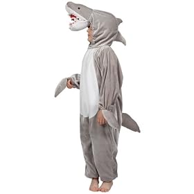 Childrens Fancy Dress Up Halloween Costume Shark