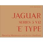Jaguar E-Type V12 Series 3 (US) Handbook book cover