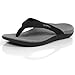 Orthaheel Mens/Womens Wave Sandals (Mens 10 Womens 11, Black)