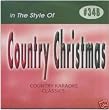 CHRISTMAS Country Karaoke Classics CDG Music CD