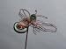 Copper Dragonfly Garden Stake