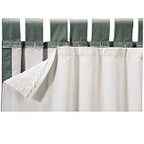 Euro Premium Blackout Drapery Liner Pair - White (80x80)
