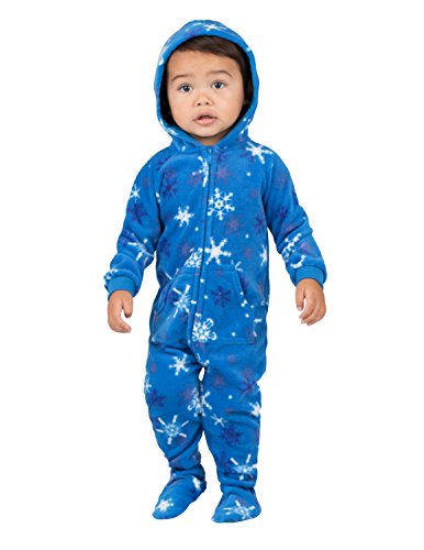 Footed Pajamas - Its A Snow Day Infant Hoodie Fleece