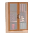 Glass Door (2 Doors) in Natural Cherry Finish By Bush Furniture