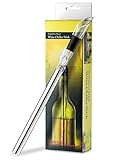 Bellavino 3-in-1 Wine Bottle Cooler Stick | Best Barware Tool | Stainless Steel Chiller Cooling Rod | Air Aerator and Pourer (1pack)