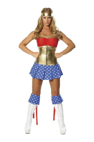 Sexy Justice League Wonder Woman Womens Costume Outfit