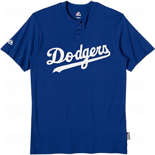 Los Angeles Dodgers Two Button Officially Licensed MLB Jersey Adult Small
