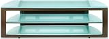 BDI Deploy Series 9639 3-shelf television stand