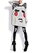 ellazhu Women Baggy Fashion Painting Crew Neck Pullover Sweater OneSize GY269 Face Grey