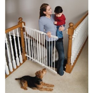 KidCo Angle Mount Safeway Gate 10" Extension - White