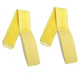 SODIAL(R) 2X Bike Bicycle Hi Viz Reflective Bands Trousers Pant Clips Strap Bind Ankle Safety - Yellow