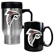NFL Atlanta Falcons Travel Mug & Ceramic Mug Set - Primary Logo