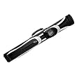 Sport Series White/Black/Silver Pool Cue Case with Large and Small Pockets, 2B/2S