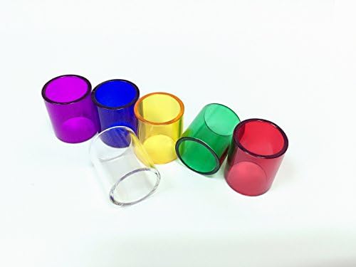6pcs Subtank Nano Glass, Colored Replacement Glass Tube for Subtank Nano Tank, Pack of 6