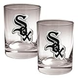 MLB Chicago White Sox Rocks Glass (Set of 2)