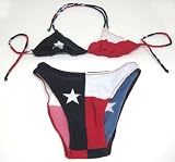 Texas Flag Lycra Bikini Lone Star Texan Sexy